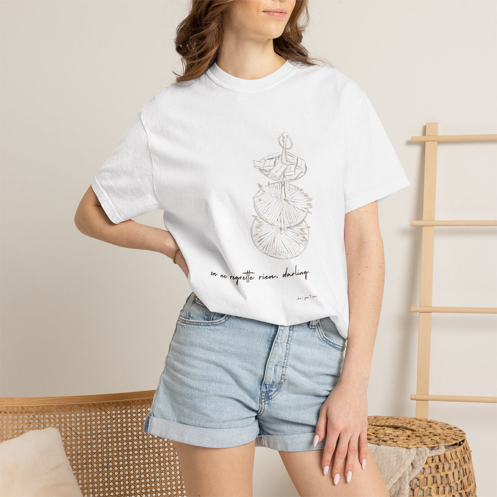 "On Ne Regrette Rien" French Tee