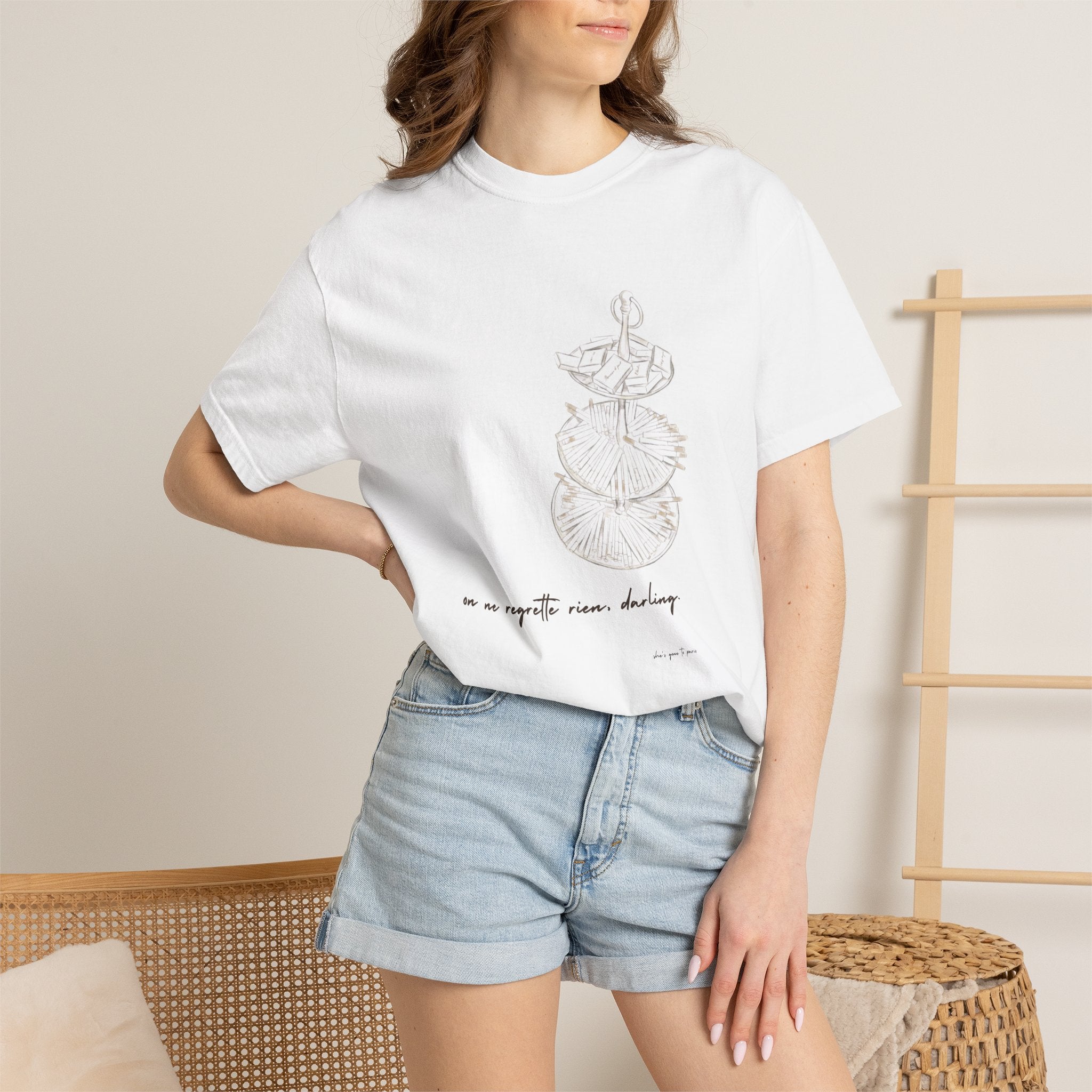 "On Ne Regrette Rien" French Tee