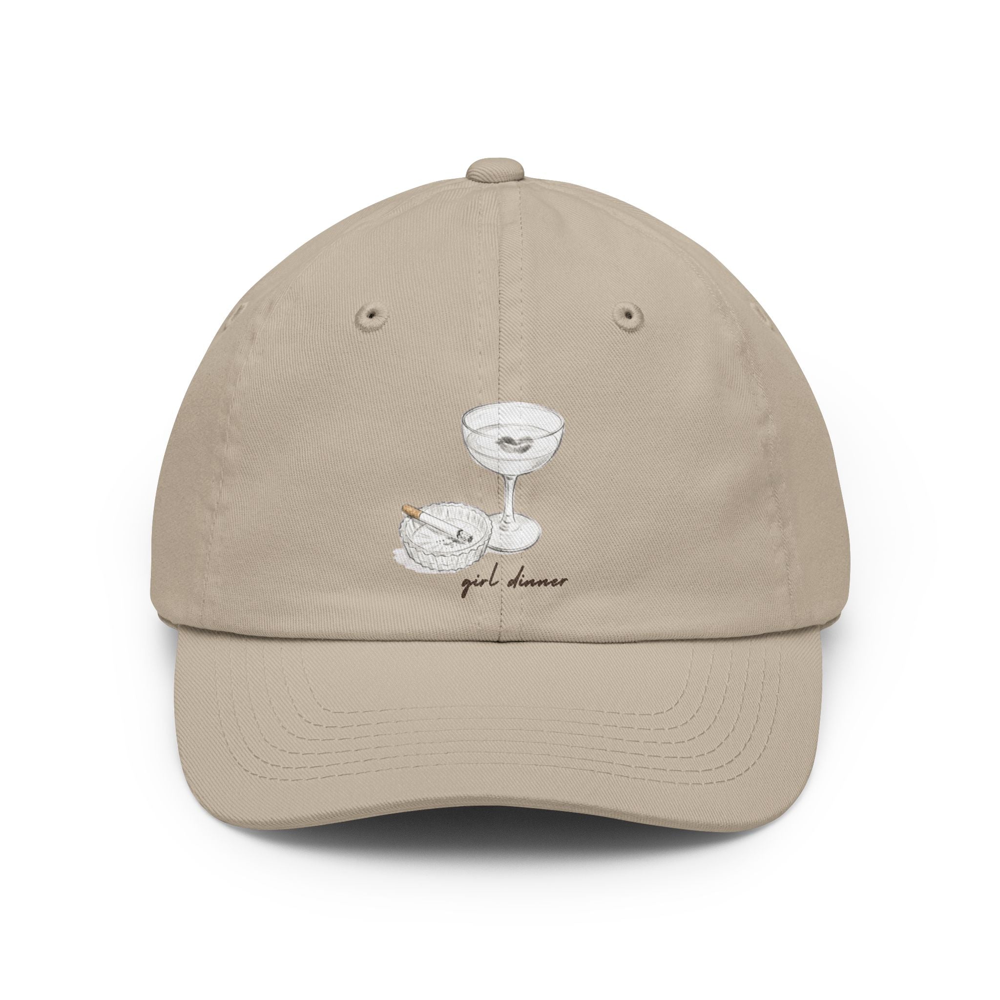 'Girl Dinner' Embroidered Dad Hat