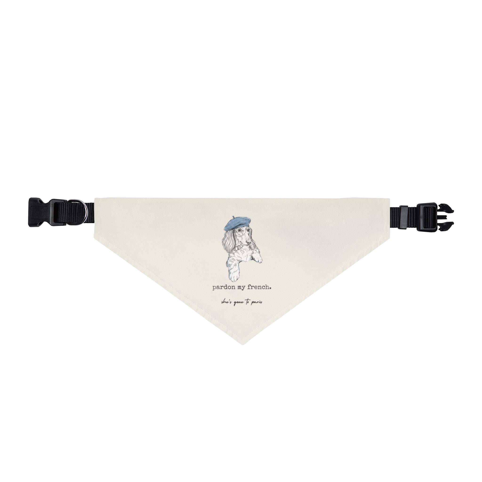 "Pardon my French" - dog bandana