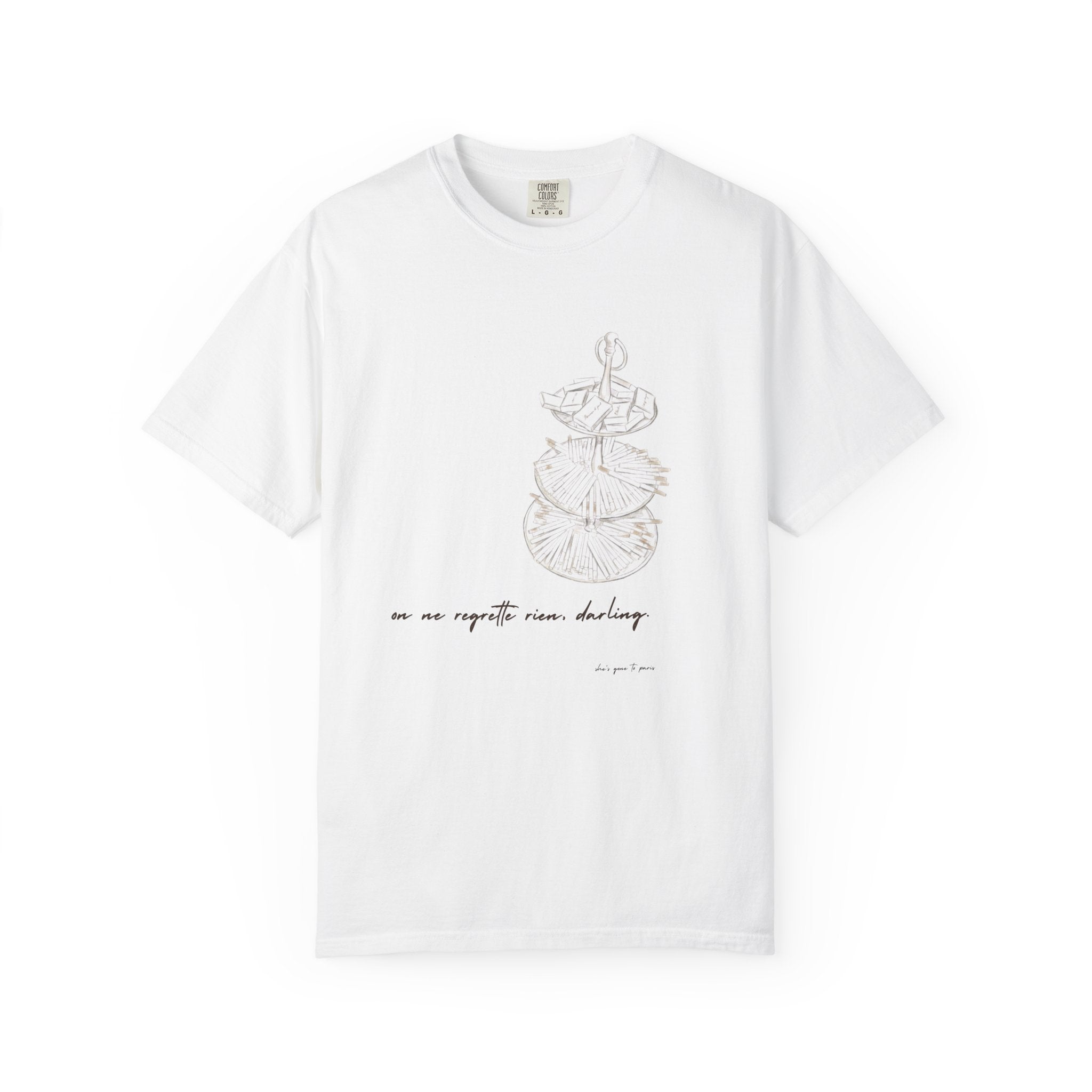 "On Ne Regrette Rien" French Tee
