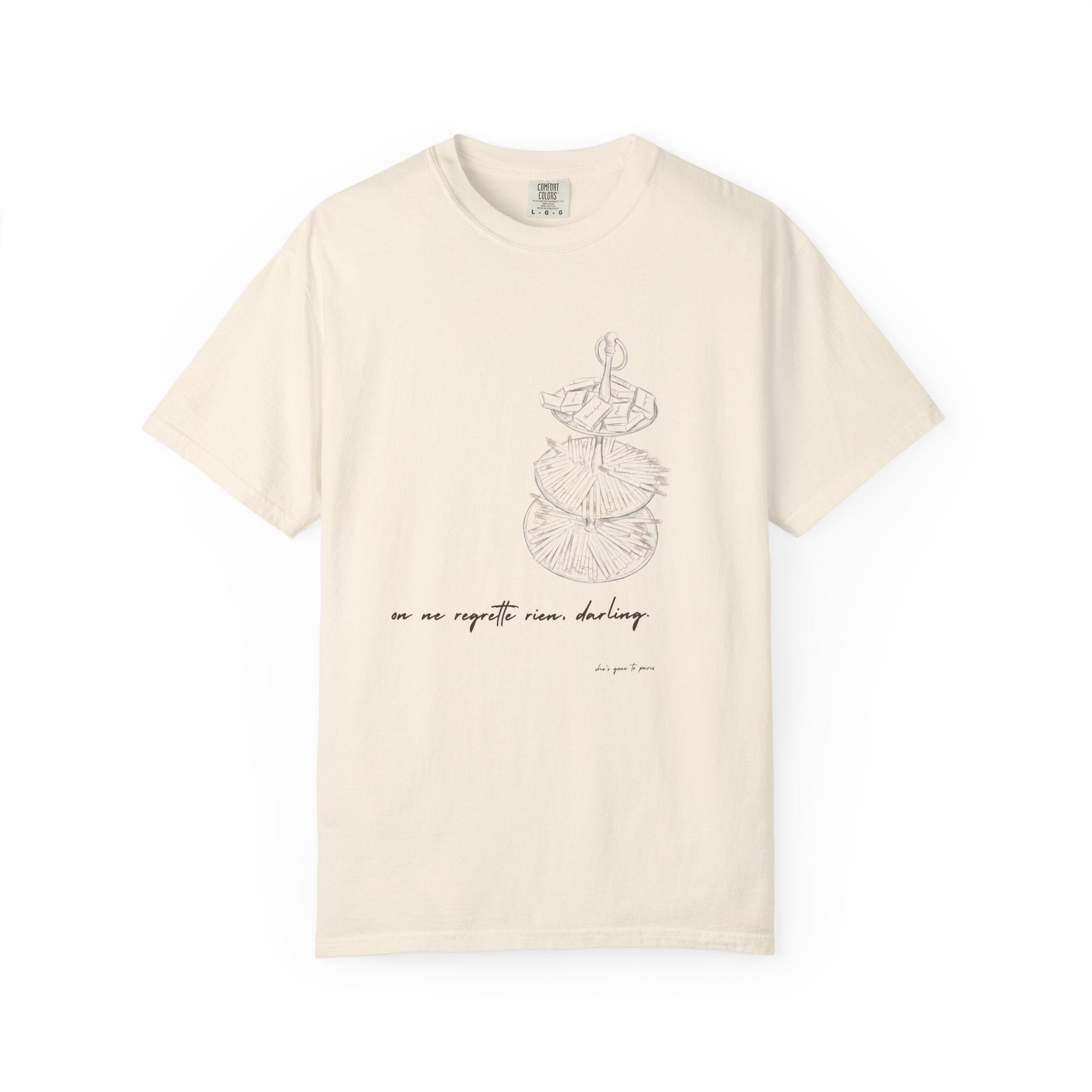 "On Ne Regrette Rien" French Tee