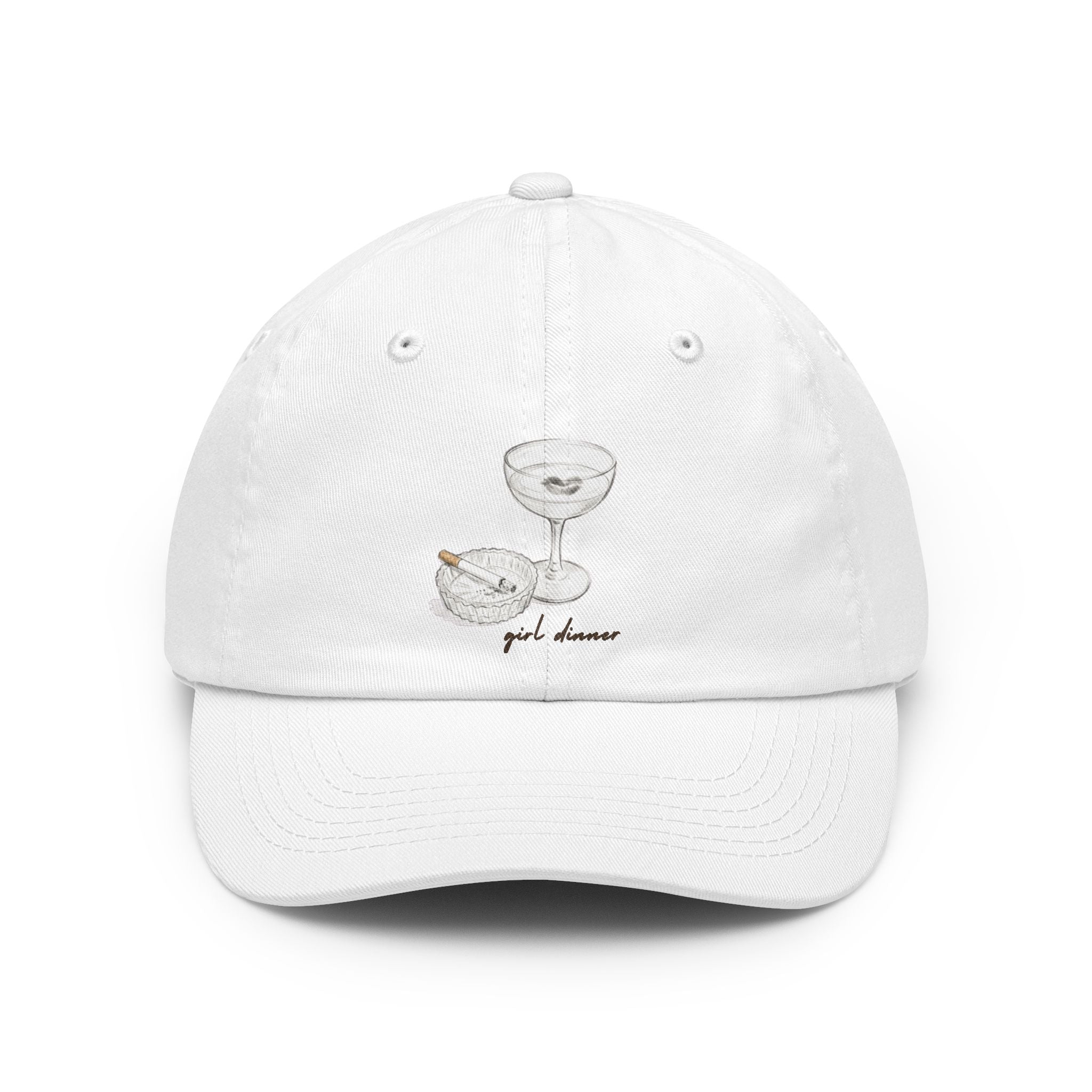 'Girl Dinner' Embroidered Dad Hat