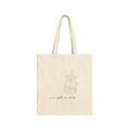 "On Ne Regrette Rien" French Canvas Eco Reusable Tote